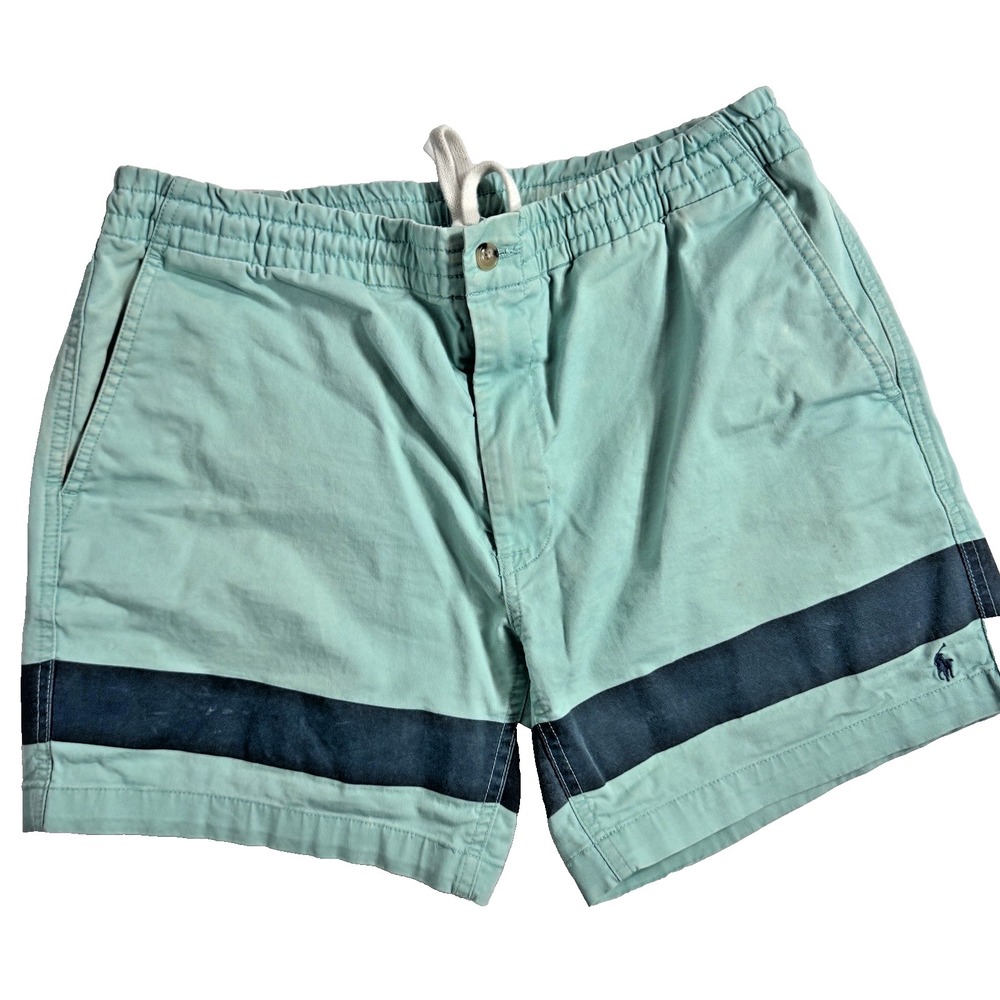Polo Ralph Lauren‎ Shorts Men's Medium Beach Chino Cotton Pockets Drawstring
